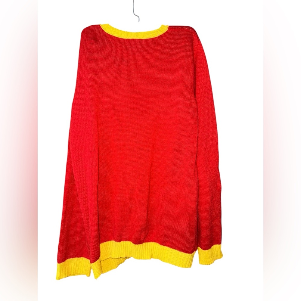 Norther Pole Squirrel Nutcracker Christmas Long Sleeve Crewneck Sweater Sz XL - Picture 6 of 10